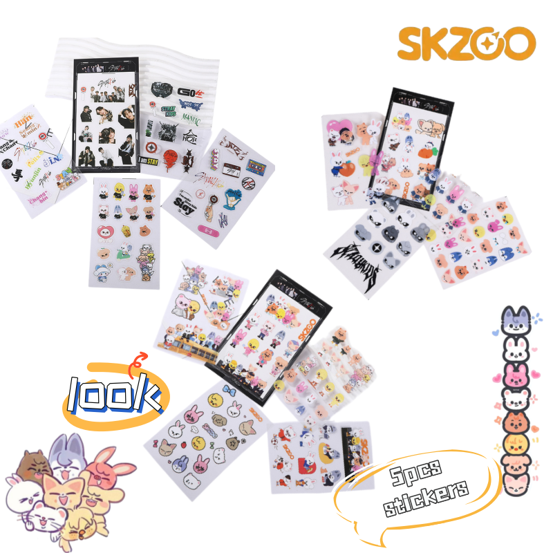 Memo Pad Sticky - Skzoo Stray Kids Anime Cartoon Character