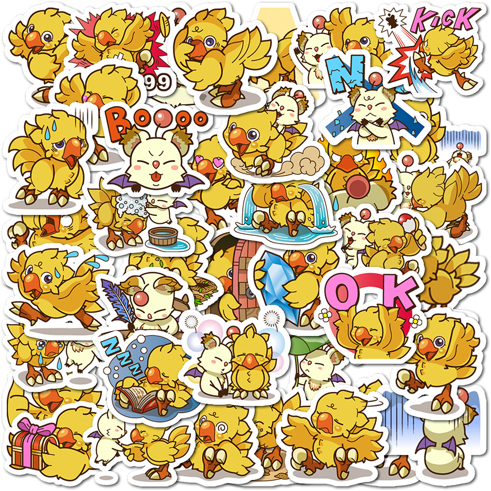 Memo Pad Sticky - 40 Pieces of Chocobo Cartoon Meme