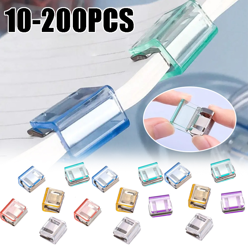 Binder Clip Assorted - Push Clip for Office Sliding File