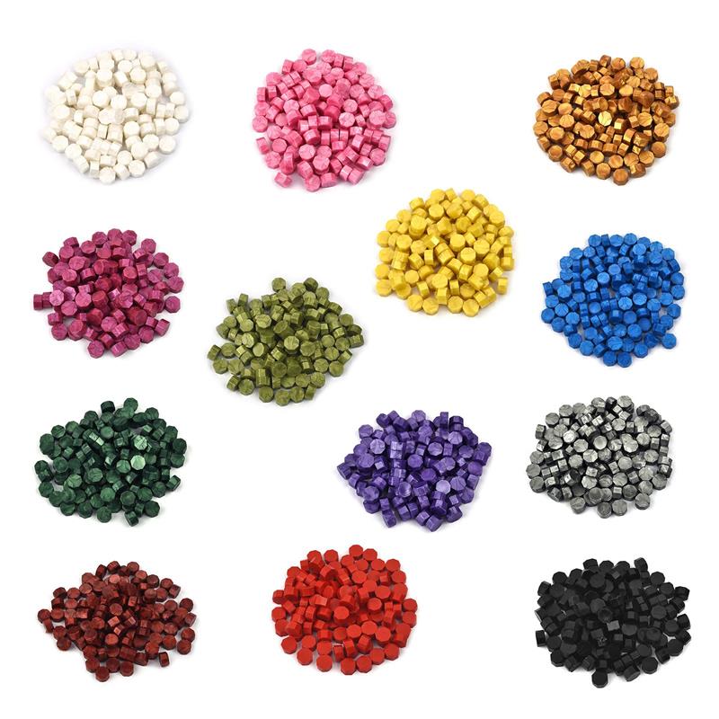 Wax Seal Stamp Kit - 100Pcs Retro Sealing Wax Color Seal