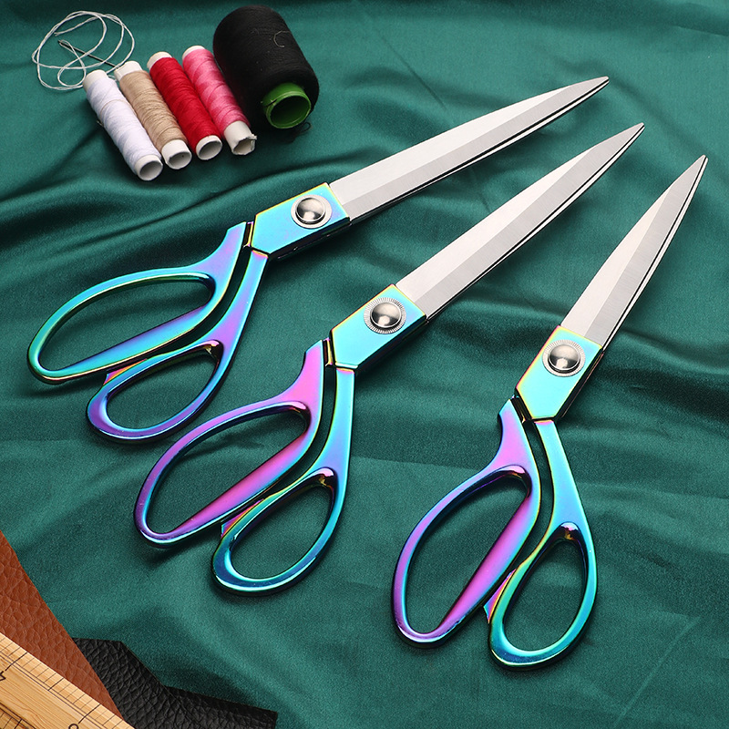 Scissors Stainless Craft - Colorful Clothing Tailoring Fabric Scissors, 8