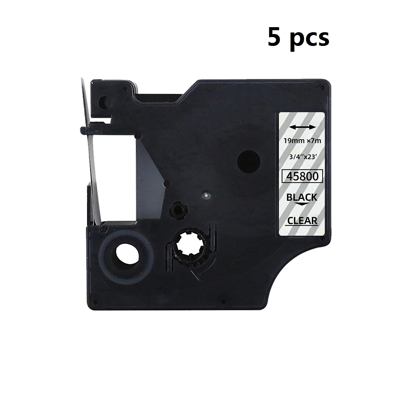Label Printer Tape - 5 pcs Premium Quality Compatible D1