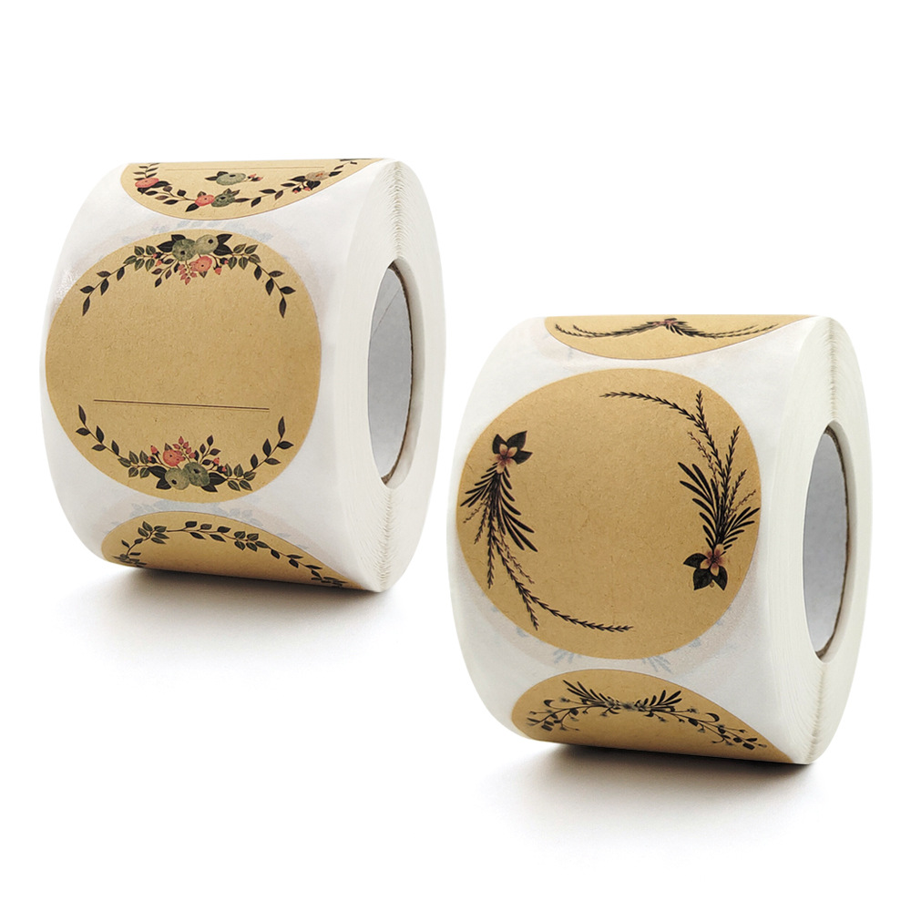 50-500Pcs 2 Inch 5cm Kraft Pap - Cardstock Paper Pack ulasan dan harga