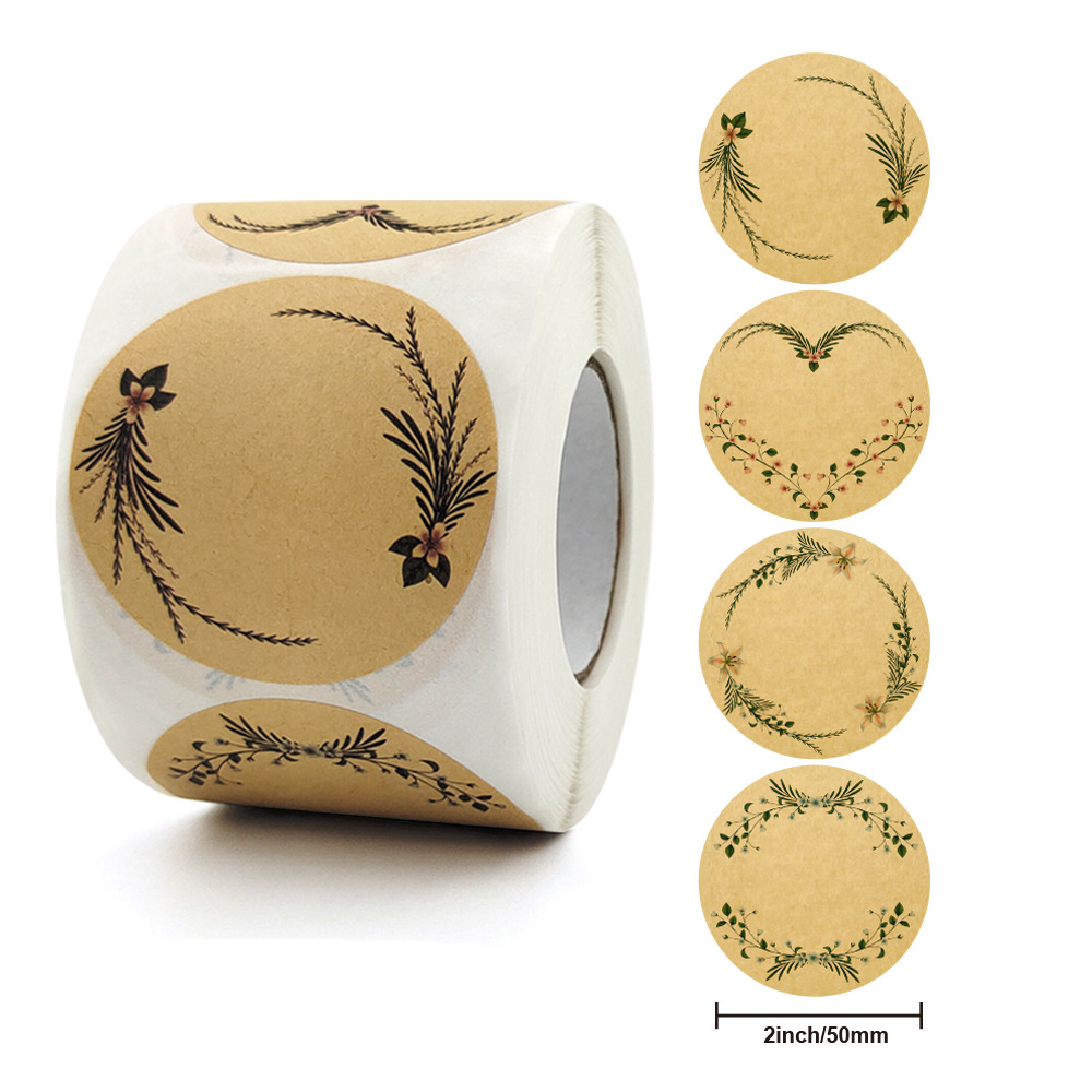 50-500Pcs 2 Inch 5cm Kraft Pap - Cardstock Paper Pack ulasan dan harga