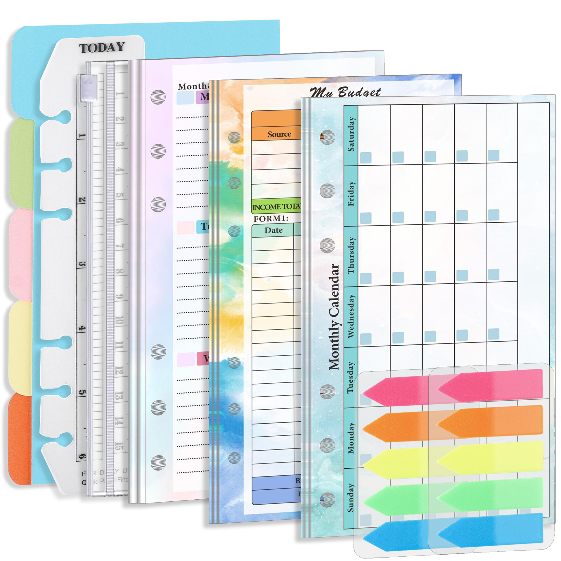 2026 NEW A6 Loose Leaf Noteboo - Planner Weekly Budget ulasan dan harga