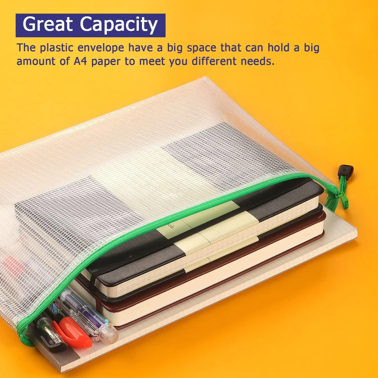 PVC Stationery Storage Bag Fol - File Folder Hanging ulasan dan harga