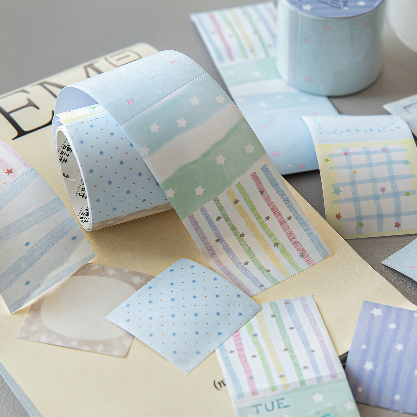 Morning Rain Self-Adhesive Lab - Label Printer Tape ulasan dan harga