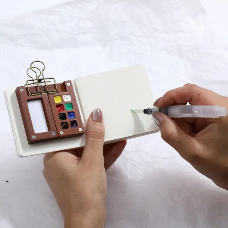 Portable Watercolor Set Travel - Binder Clip Assorted ulasan dan harga