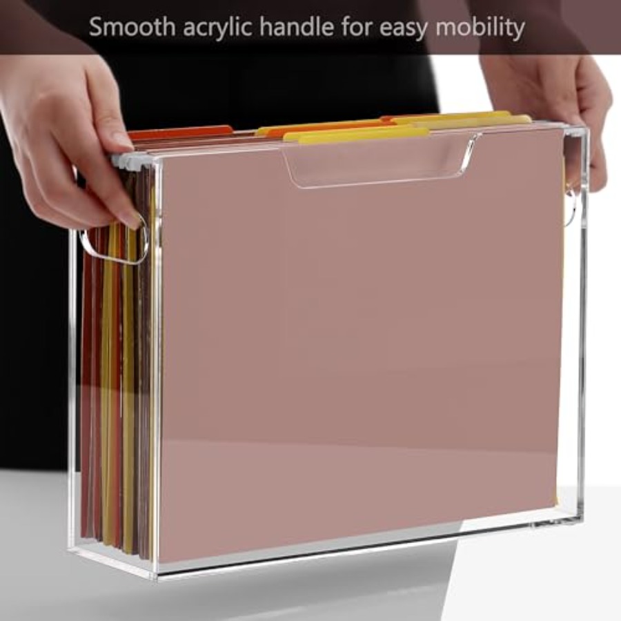 Acrylic File Organizer Box Let - File Folder Hanging ulasan dan harga