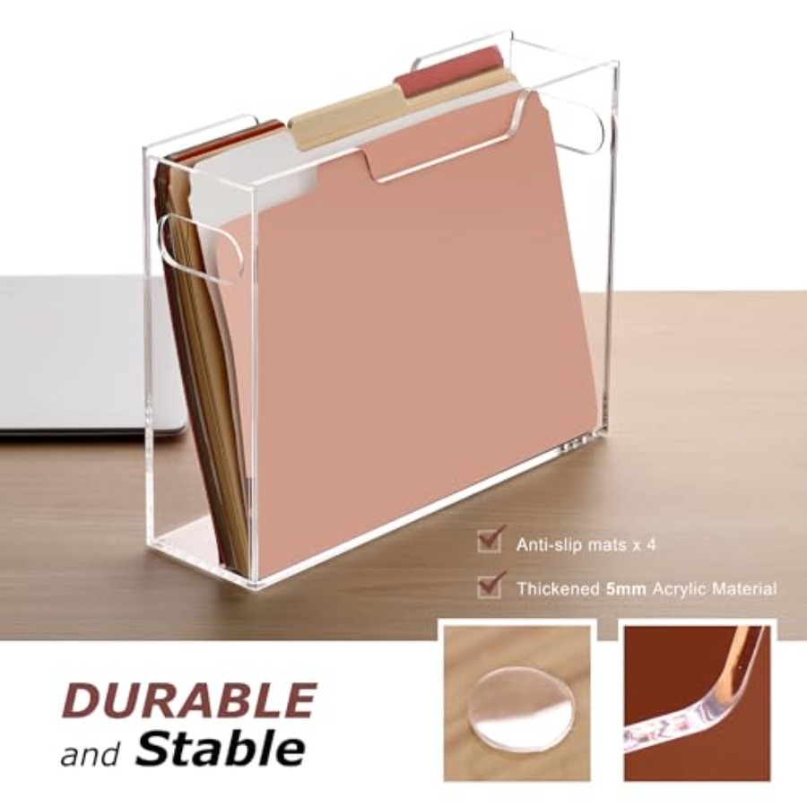Acrylic File Organizer Box Let - File Folder Hanging ulasan dan harga