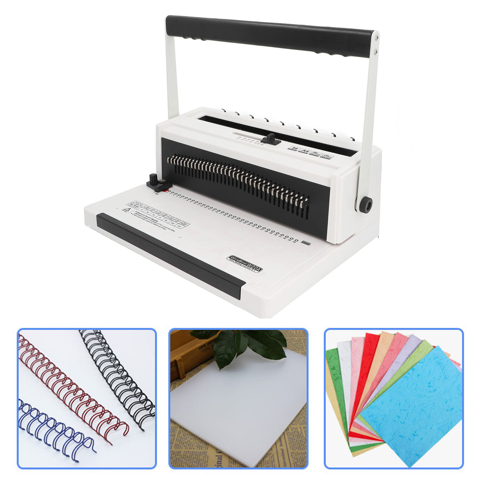 Book Binding Machine Wire  Mac - Binding Comb Plastic ulasan dan harga