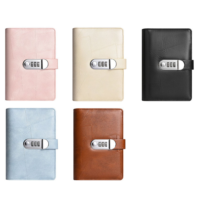 A6 PU Leather Password Lock Bi - Planner Weekly Budget ulasan dan harga