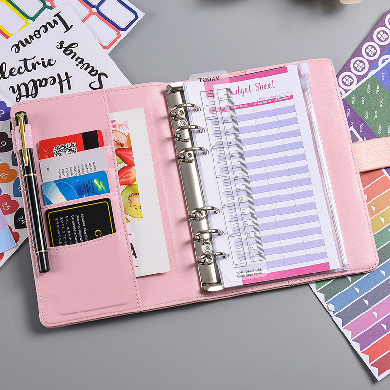 A6 PU Leather Password Lock Bi - Planner Weekly Budget ulasan dan harga