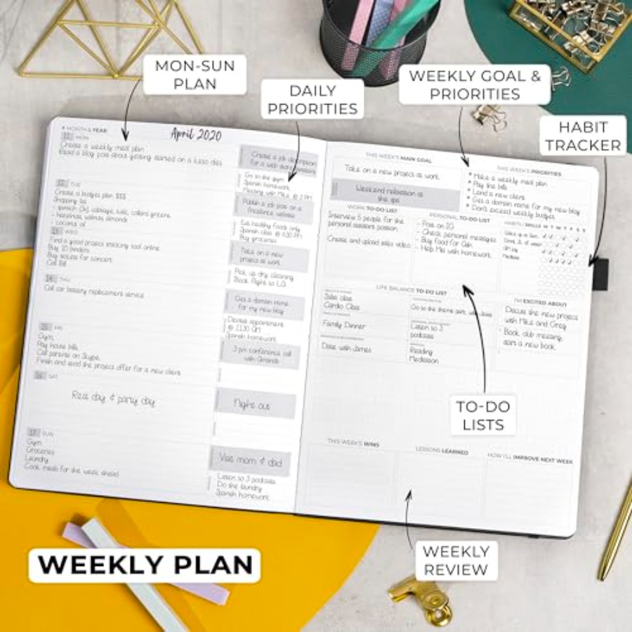 Planner Pro Premium Luxurious  - Planner Weekly Budget ulasan dan harga