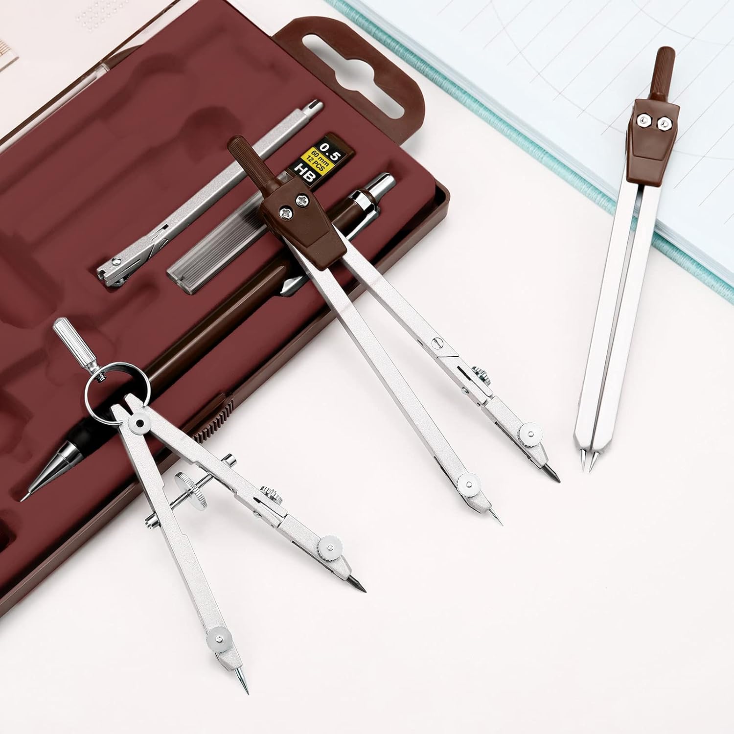 13 Pcs Geometry Set for Studen - Compass Geometry Set ulasan dan harga
