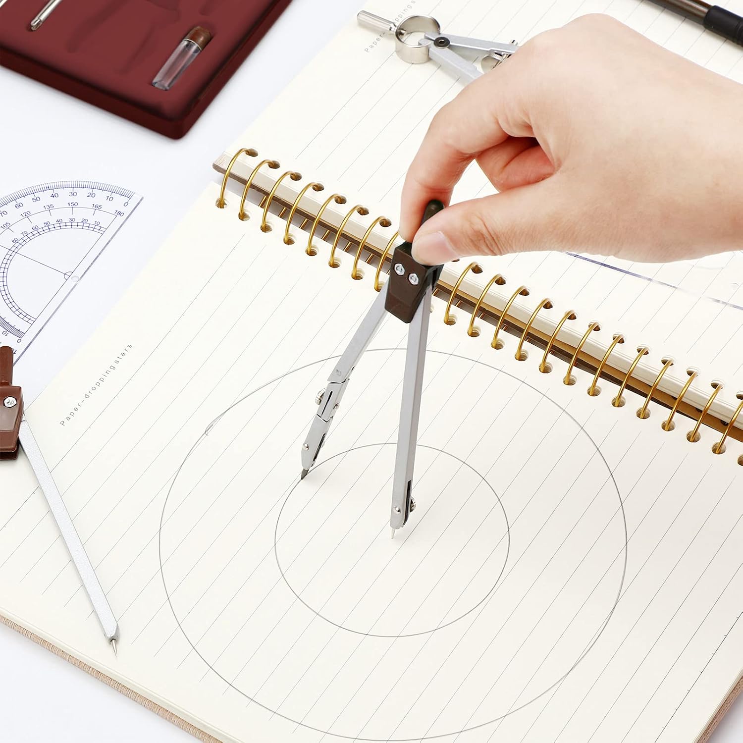 13 Pcs Geometry Set for Studen - Compass Geometry Set ulasan dan harga