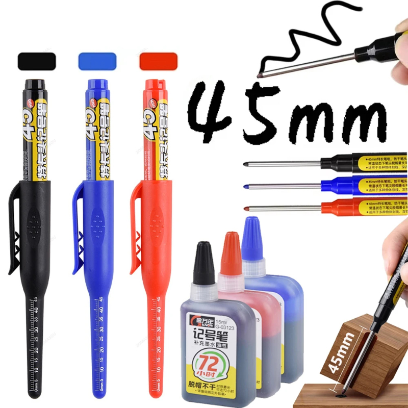 1-12Pcs 45mm Waterproof Long H - Fountain Pen Ink ulasan dan harga