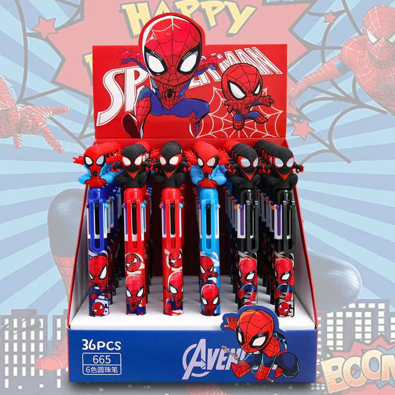 36pcs-Spider Man 6 Colors Ball - Stationery Supplier ulasan dan harga