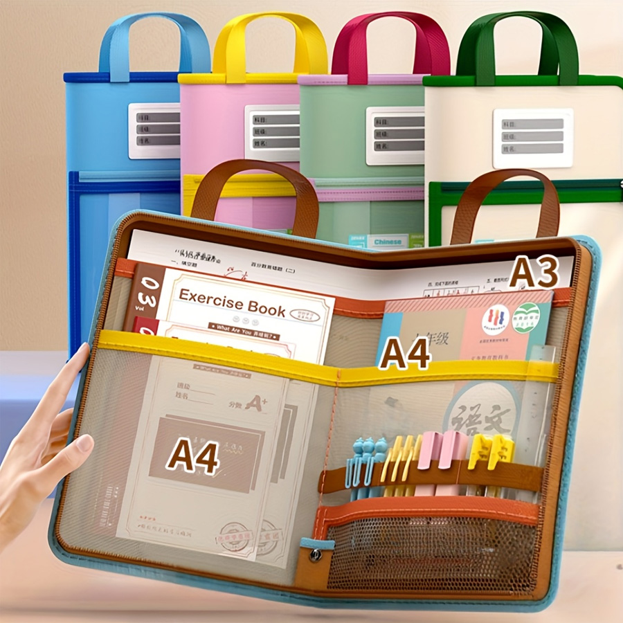 L-shaped A4 file bag, large op - Stationery Supplier ulasan dan harga