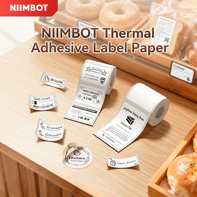 NIIMBOT Thermal Label for B1 B - Label Printer Tape ulasan dan harga