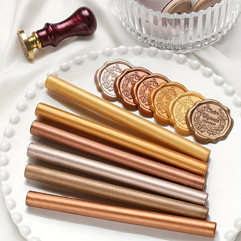 6Pcs Wax Seal Sticks 26Colors  - Wax Seal Stamp Kit ulasan dan harga