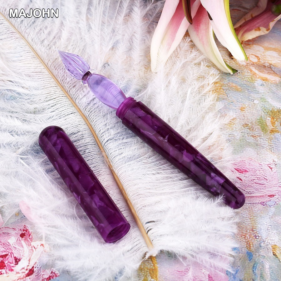 MAJOHN N10 Resin Handmade Glas - Fountain Pen Ink ulasan dan harga