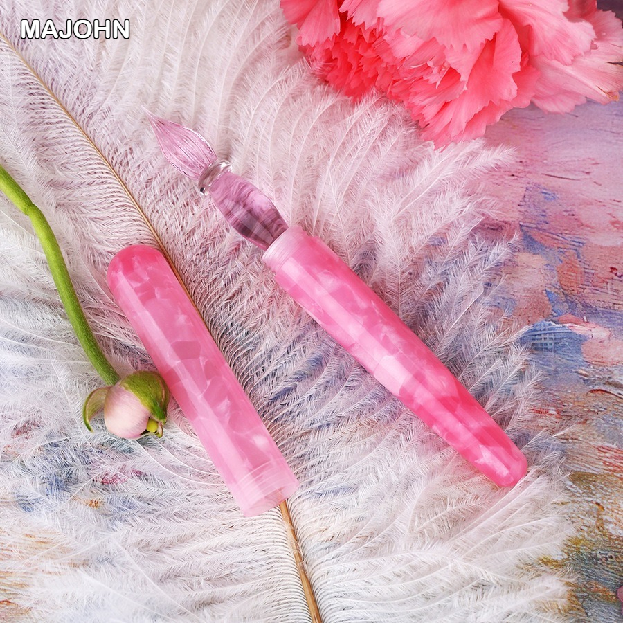 MAJOHN N10 Resin Handmade Glas - Fountain Pen Ink ulasan dan harga
