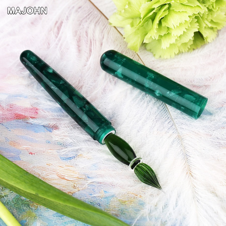 MAJOHN N10 Resin Handmade Glas - Fountain Pen Ink ulasan dan harga