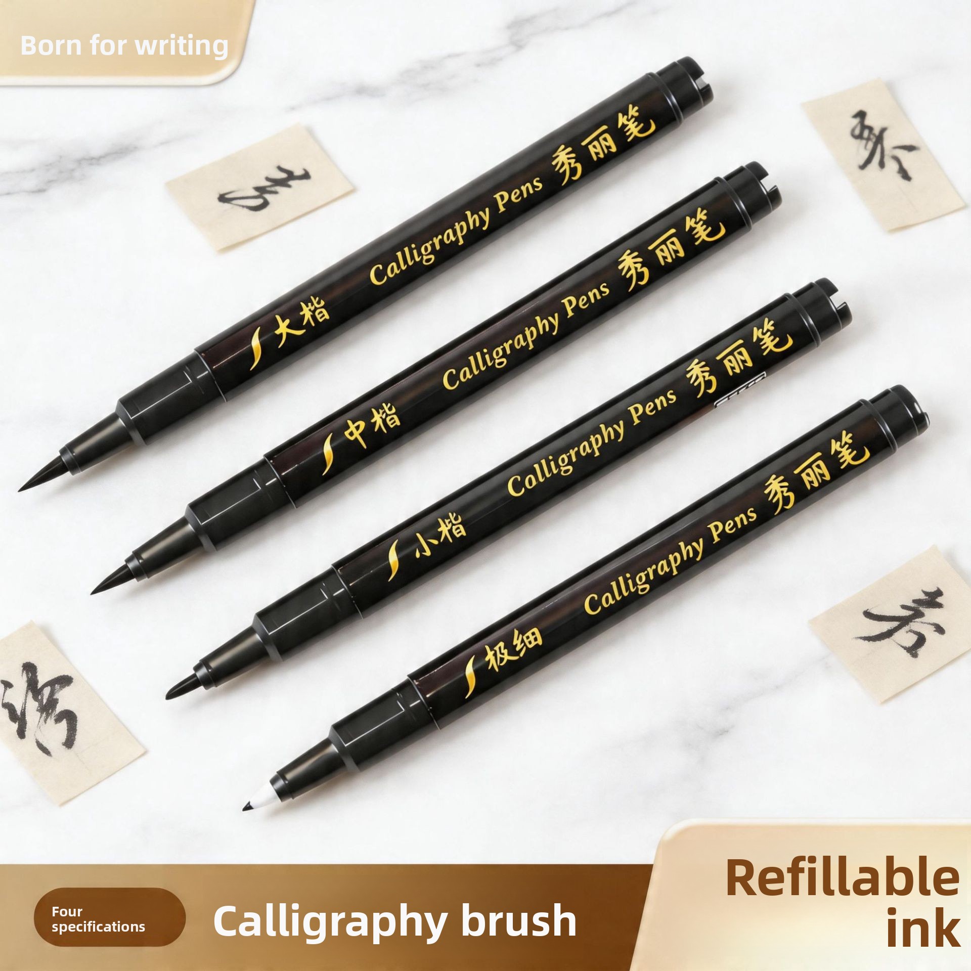Shuiliu Calligraphy Brush with - Fountain Pen Ink ulasan dan harga