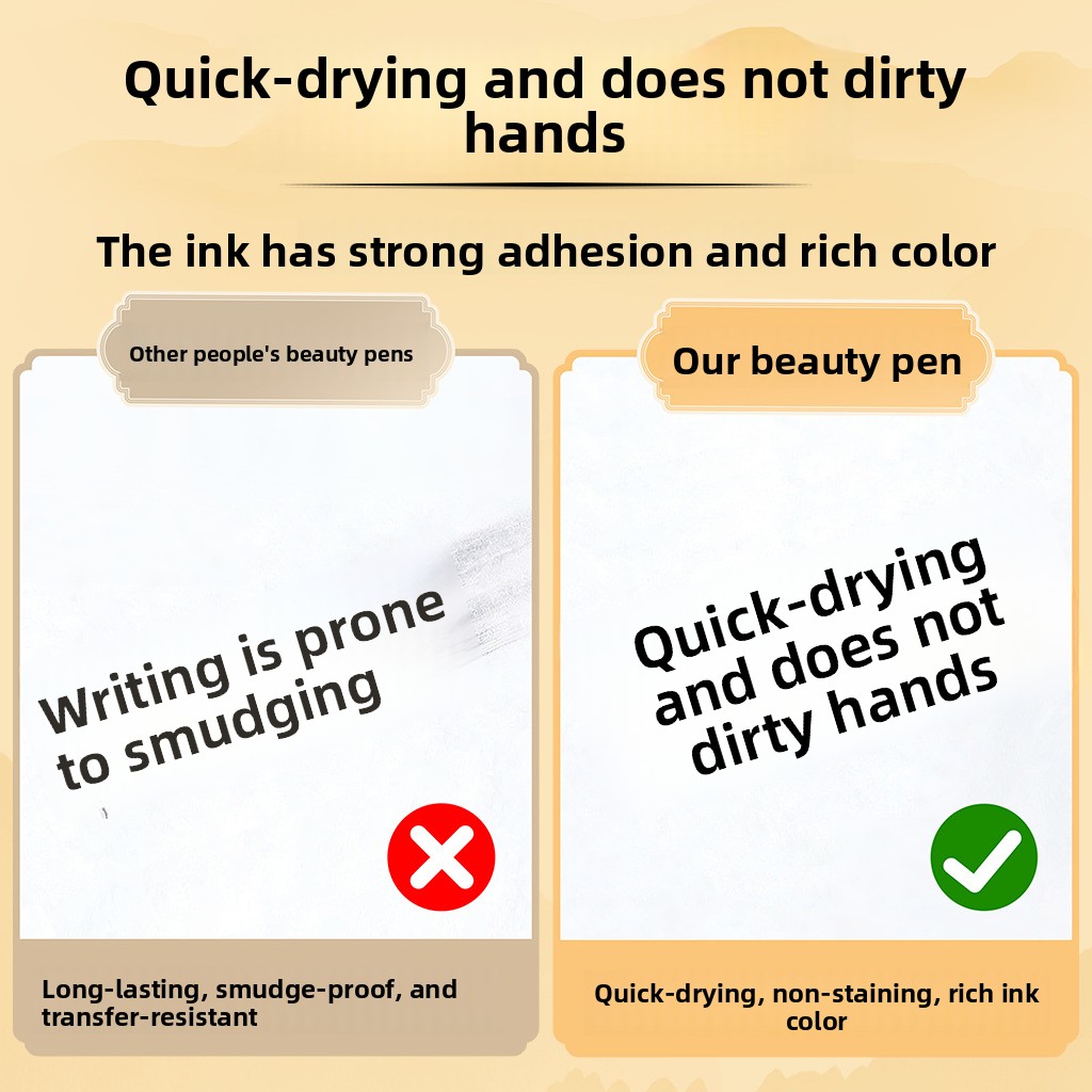 Shuiliu Calligraphy Brush with - Fountain Pen Ink ulasan dan harga