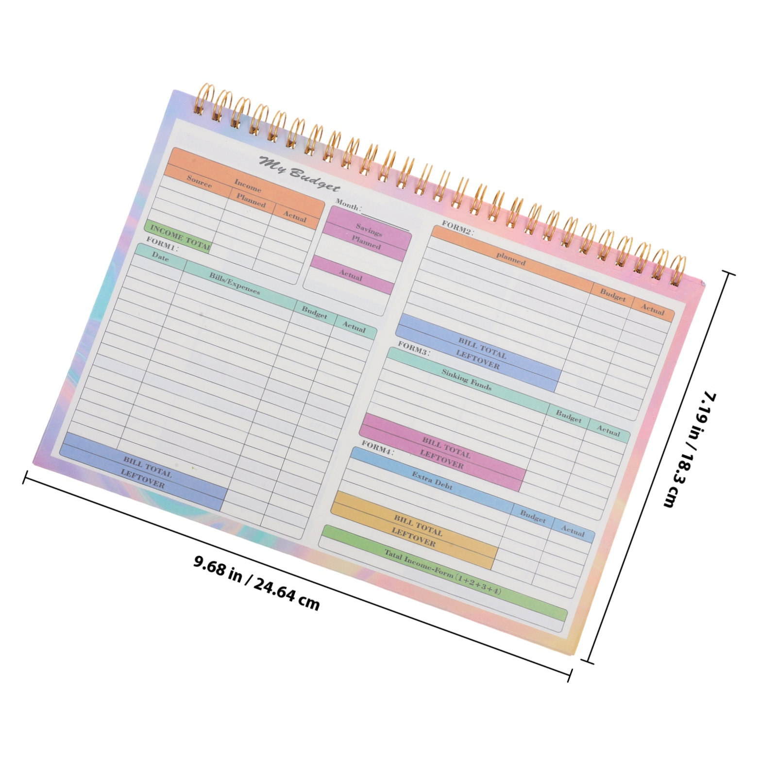 B5 Financial Ledger Daily Week - Planner Weekly Budget ulasan dan harga