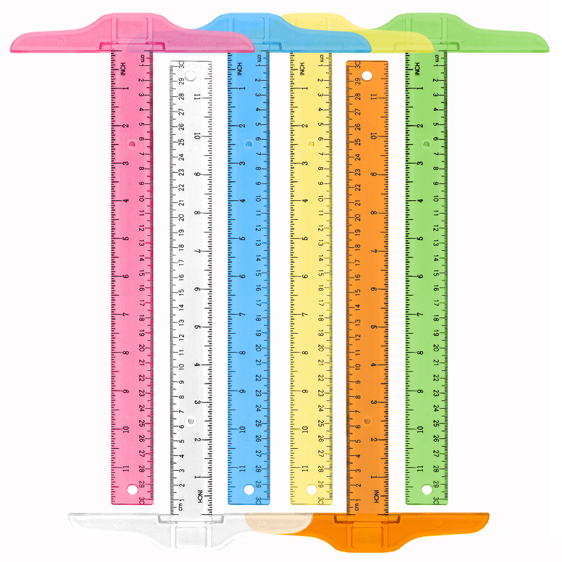 1Pc T-shaped Double Side Scale - Stationery Supplier ulasan dan harga