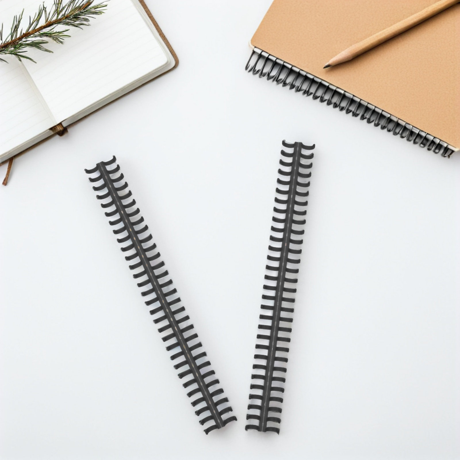 20Pcs Notebook Binding Rings S - Binding Comb Plastic ulasan dan harga