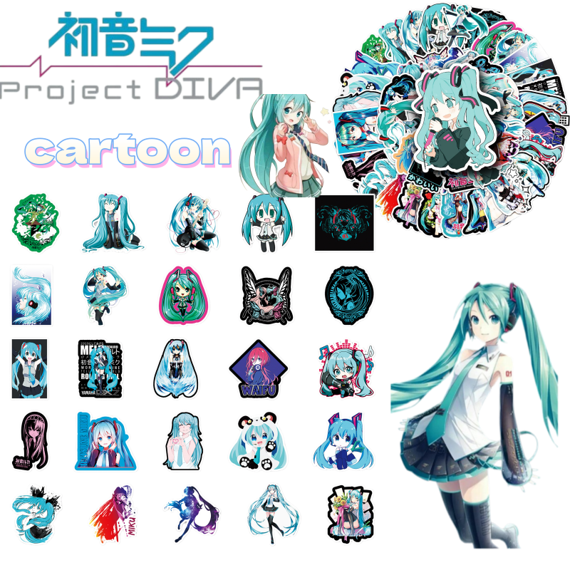Hatsune Miku Graffiti Stickers - Memo Pad Sticky ulasan dan harga