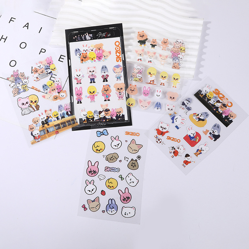 Skzoo Stray Kids Anime Cartoon - Memo Pad Sticky ulasan dan harga