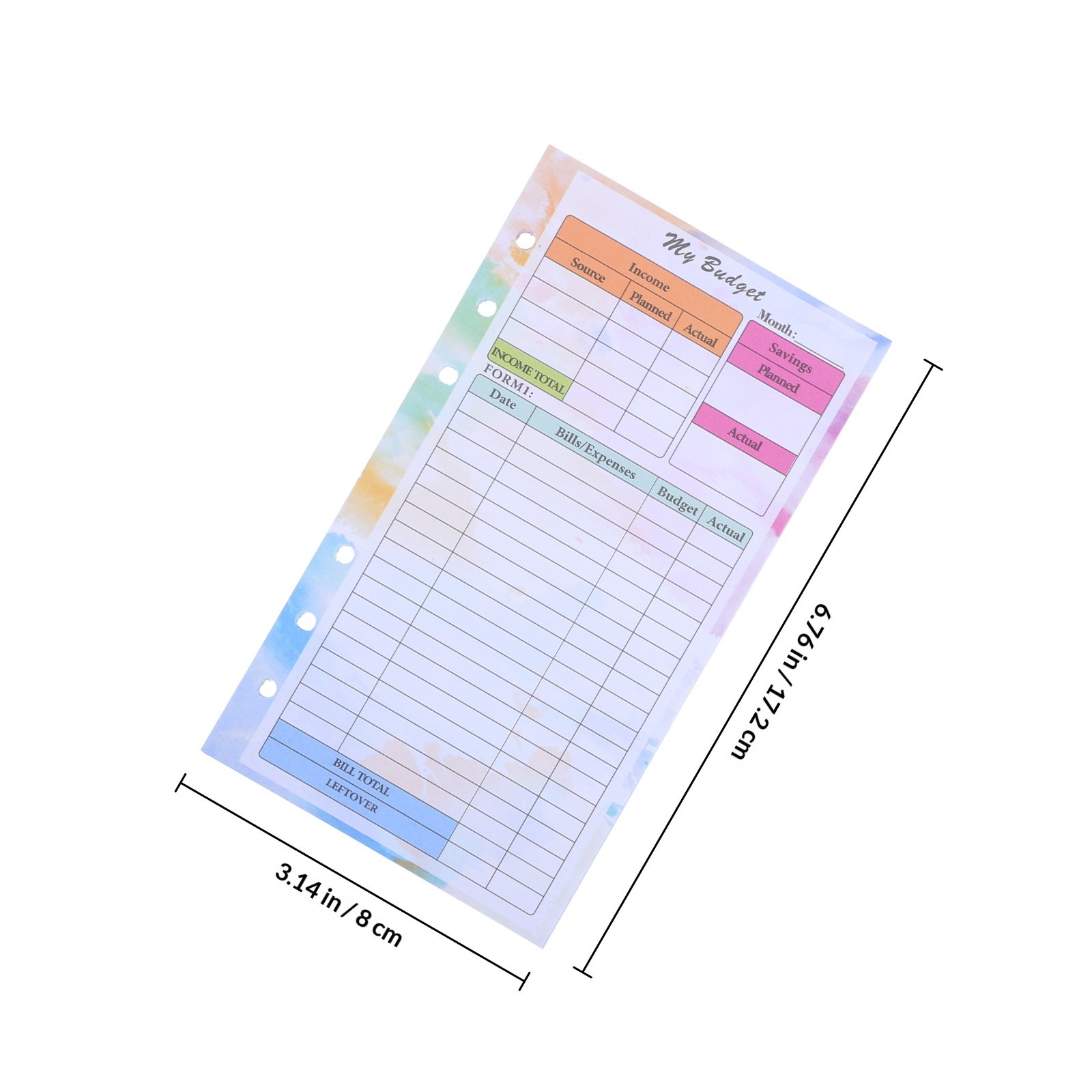14 Sheets A6 Budget Planner Re - Planner Weekly Budget ulasan dan harga