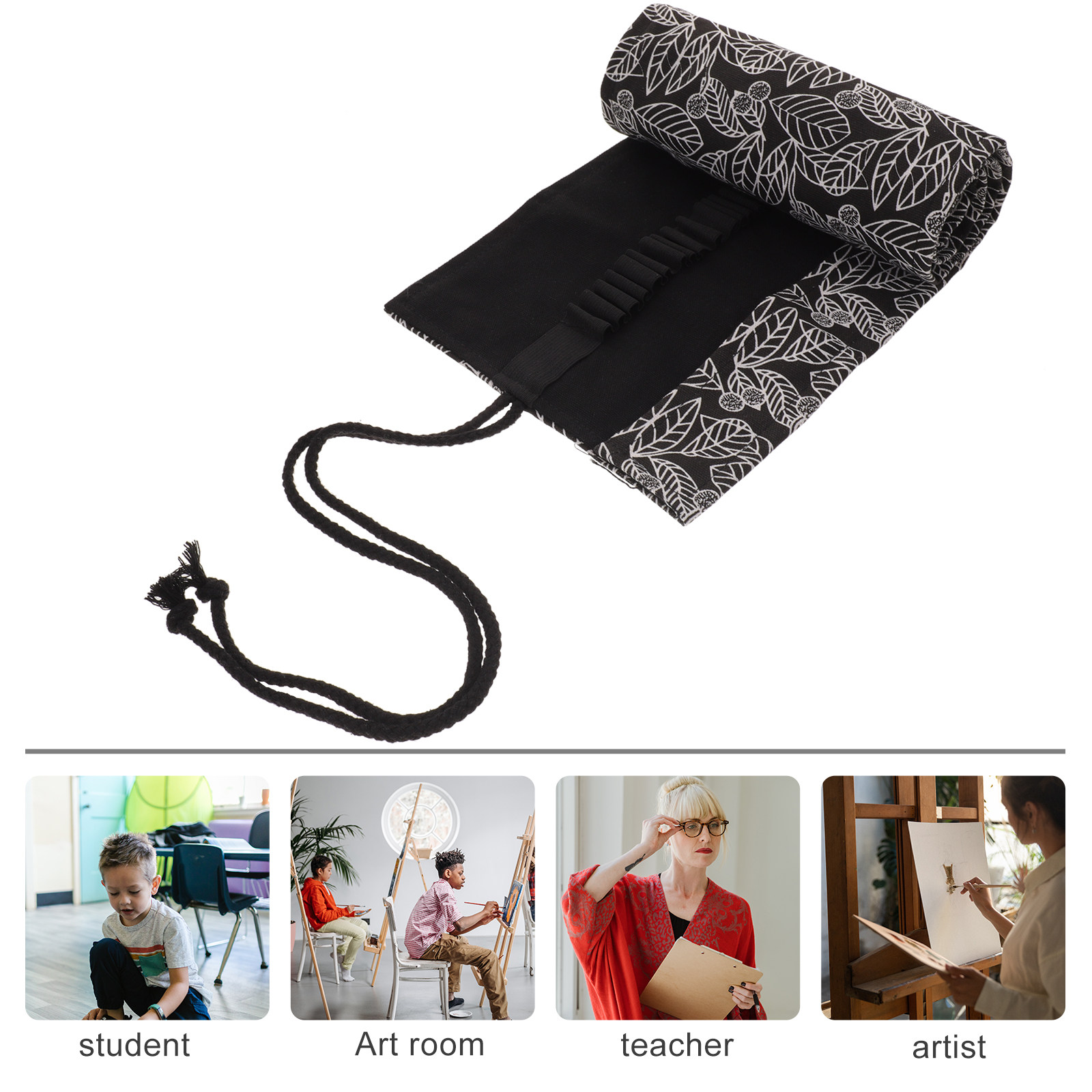 Large Capacity Roll Up Pencil  - Pencil Case Large ulasan dan harga