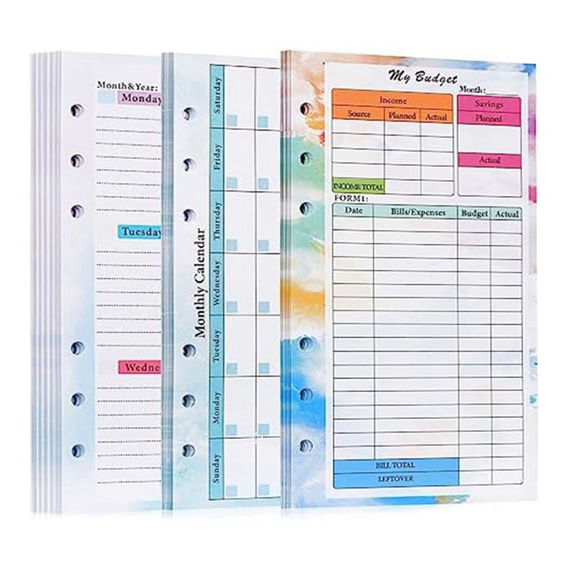 82 Sheets A6 Budget Planner Re - Planner Weekly Budget ulasan dan harga