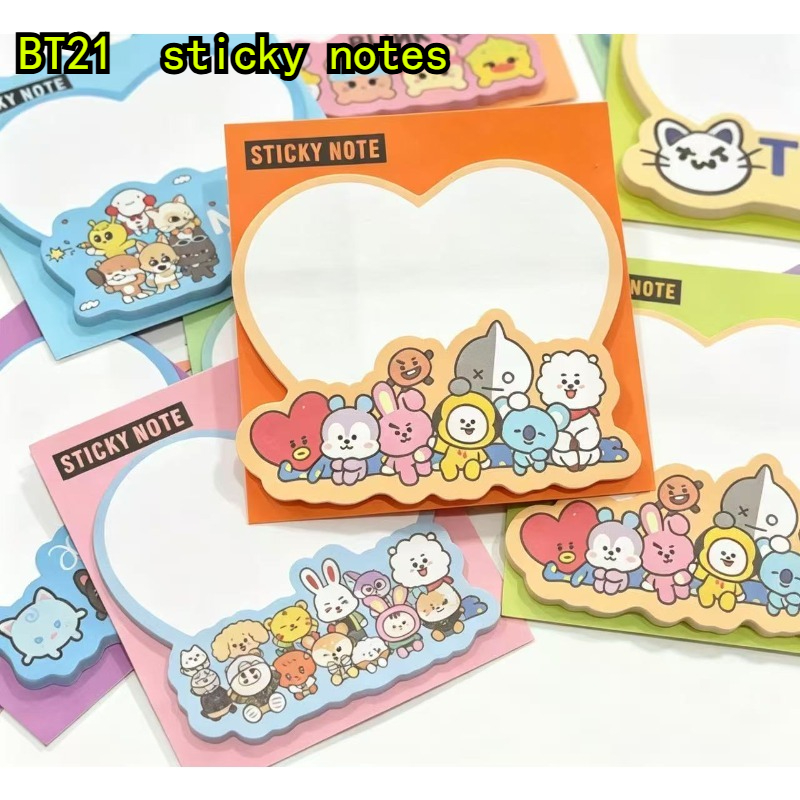 BT21 Creative Cute Sticky Note - Memo Pad Sticky ulasan dan harga