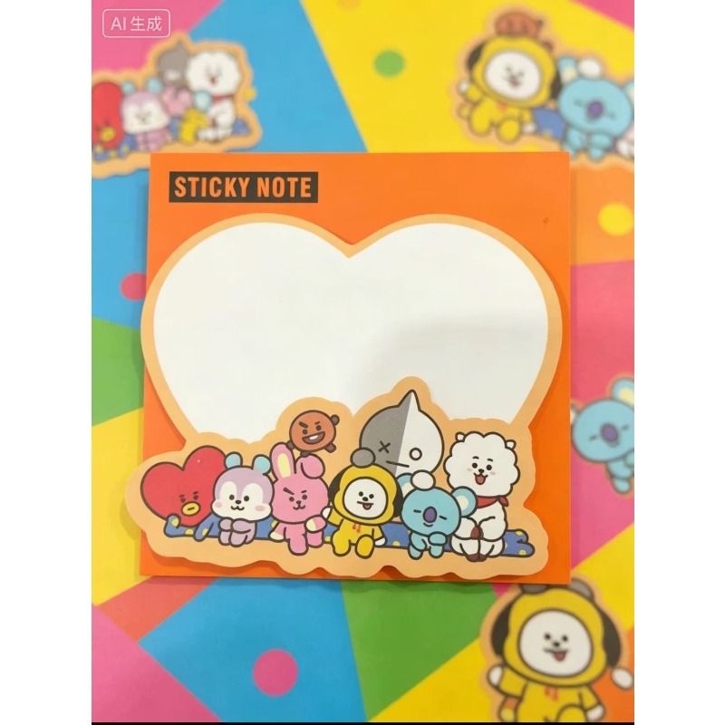 BT21 Creative Cute Sticky Note - Memo Pad Sticky ulasan dan harga