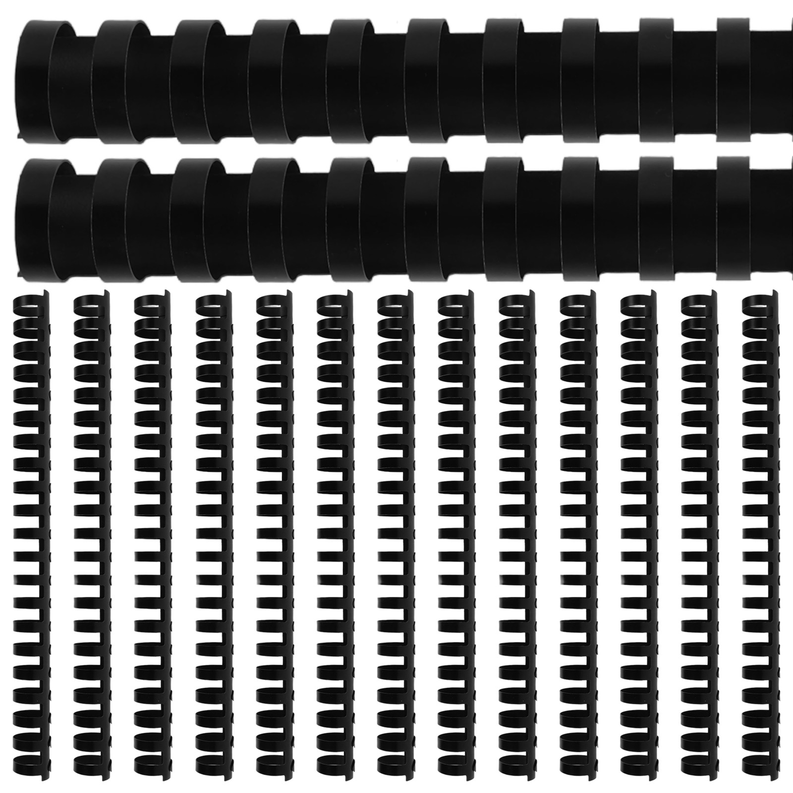 50Pcs Binding Rings Plastic Co - Binding Comb Plastic ulasan dan harga