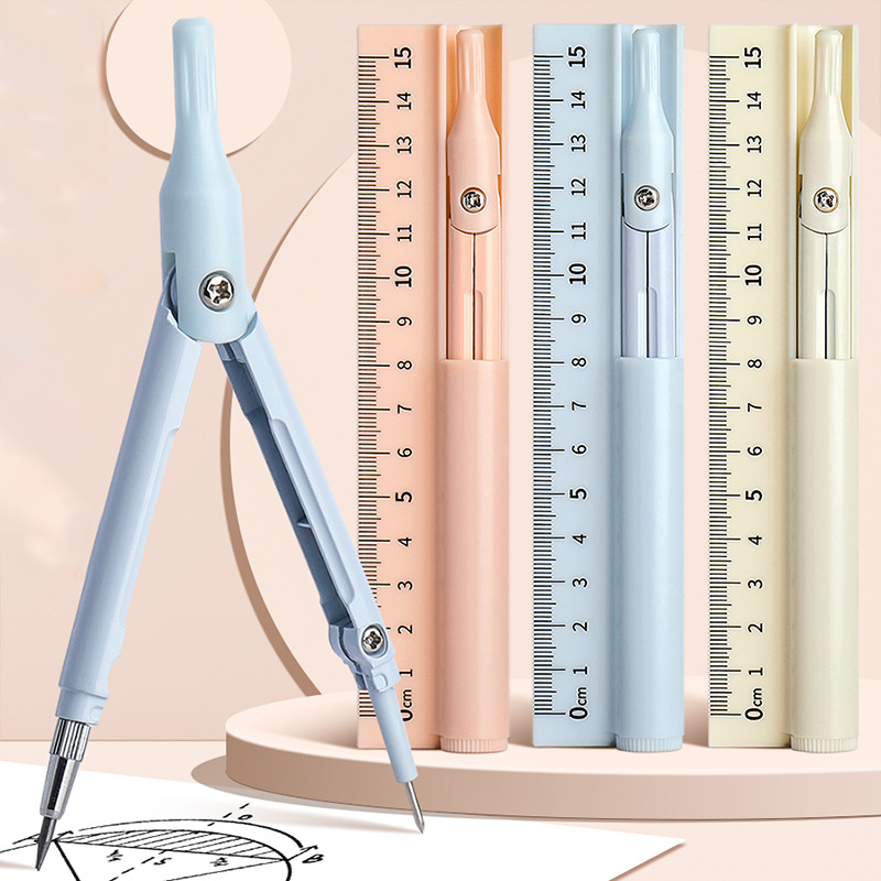 3 in 1 Compass Ruler with Penc - Compass Geometry Set ulasan dan harga