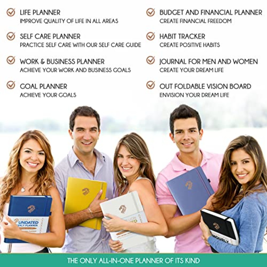Journal for Men - Undated Dail - Planner Weekly Budget ulasan dan harga
