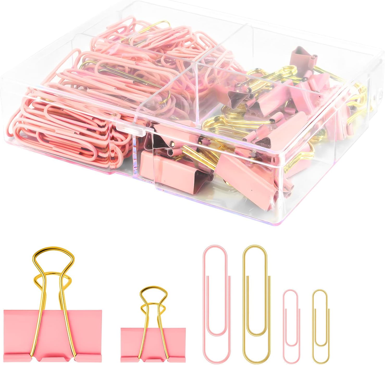 Paper Clips Binder Clips Combo - Binder Clip Assorted ulasan dan harga