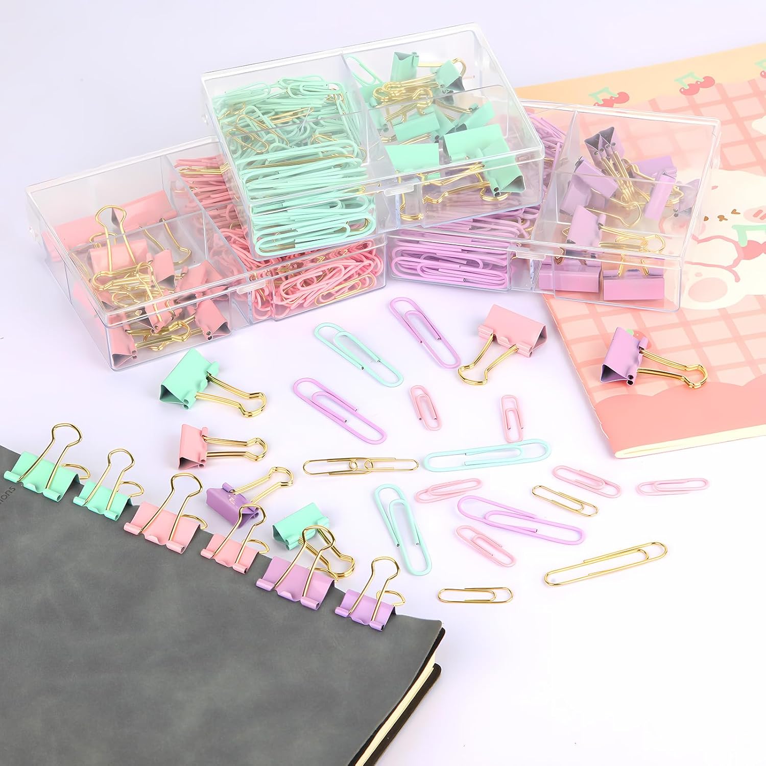 Paper Clips Binder Clips Combo - Binder Clip Assorted ulasan dan harga