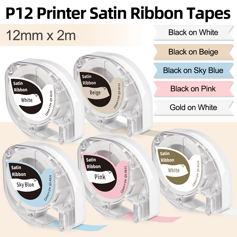 Phomemo Stain Ribbon Tape 12mm - Label Printer Tape ulasan dan harga