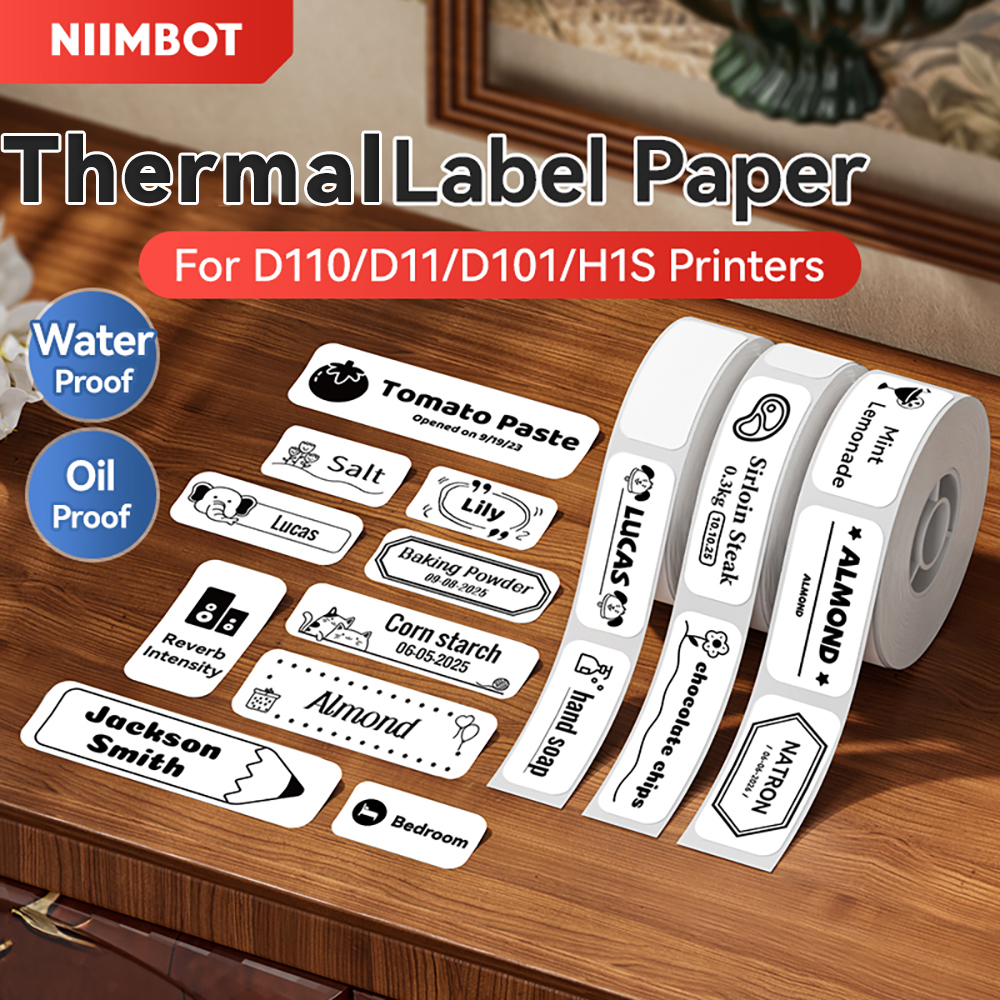Waterproof Label Paper Anti-Oi - Label Printer Tape ulasan dan harga