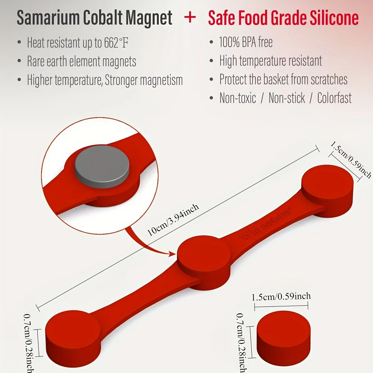 Air Fryer Magnet Silicone Buck - Paperclip Magnetic Set ulasan dan harga