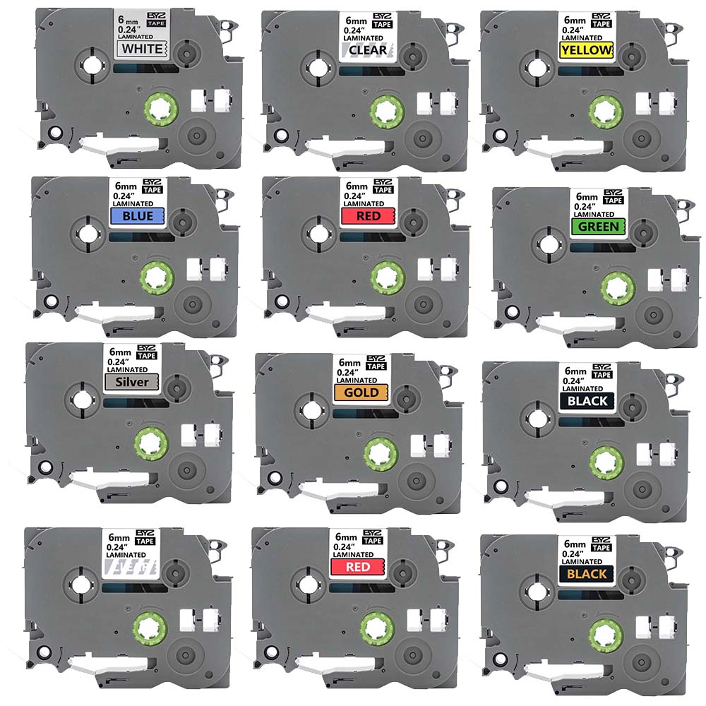 1pack TZe211 Ptouch 6mm/0.24“  - Label Printer Tape ulasan dan harga
