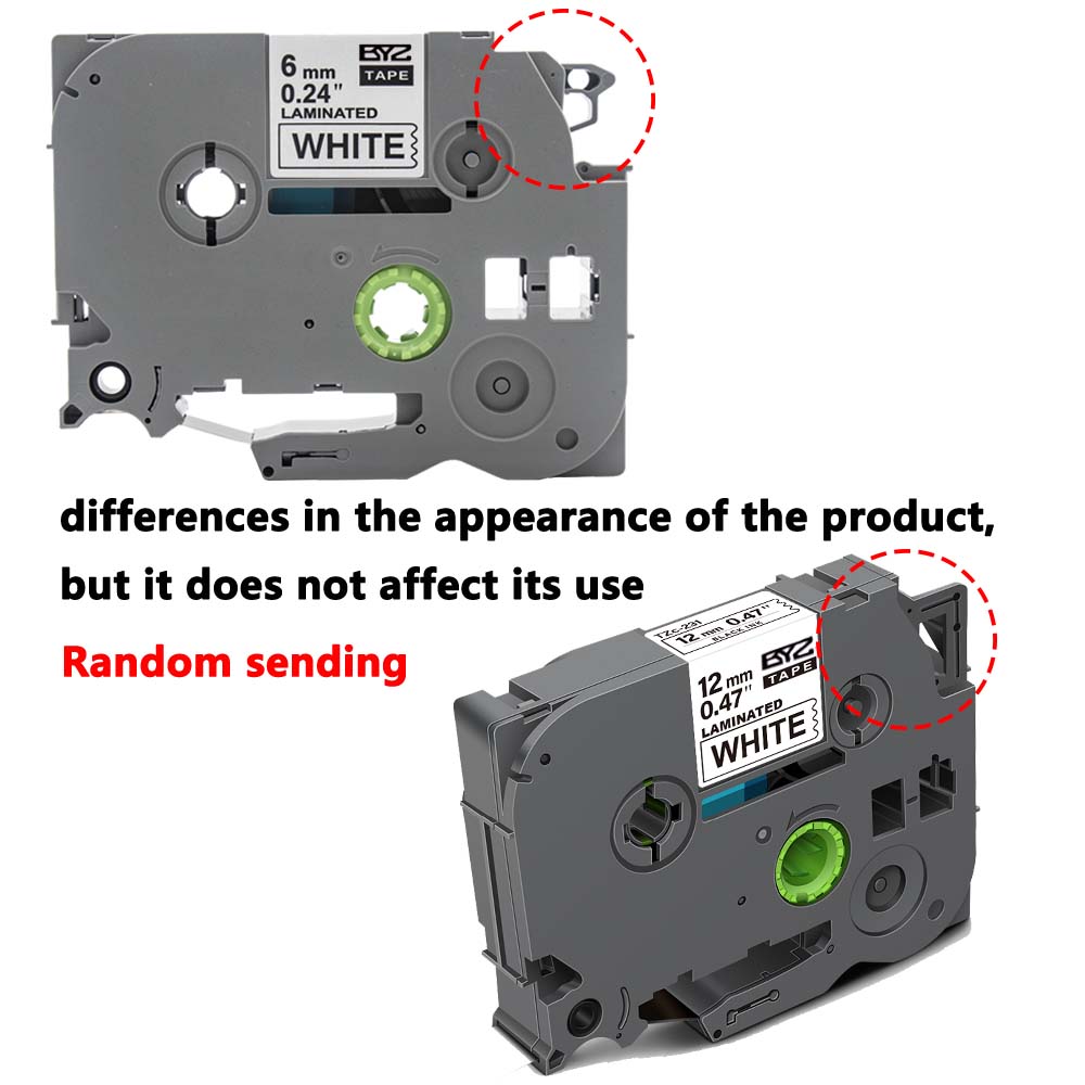 1pack TZe211 Ptouch 6mm/0.24“  - Label Printer Tape ulasan dan harga